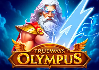 Слот Gate of Olympus с Зевсом и молниями на фоне Олимпа в Бро Казино