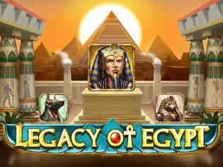 Слот Legacy of Egypt с пирамидами и египетскими символами в BRO Casino