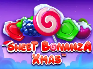 Слот Sweet Bonanza с конфетами и фруктами на ярком фоне в Бро Казино