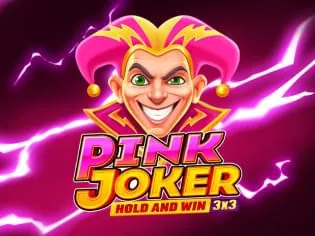 Слот Pink Joker с джокером в розовом и неоновыми символами в BRO Casino